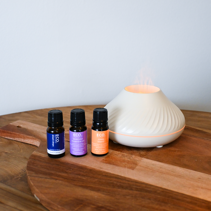 Aroma Diffuser | Ultraschall-Diffuser mit Deep Sleep Duftöl-Set
