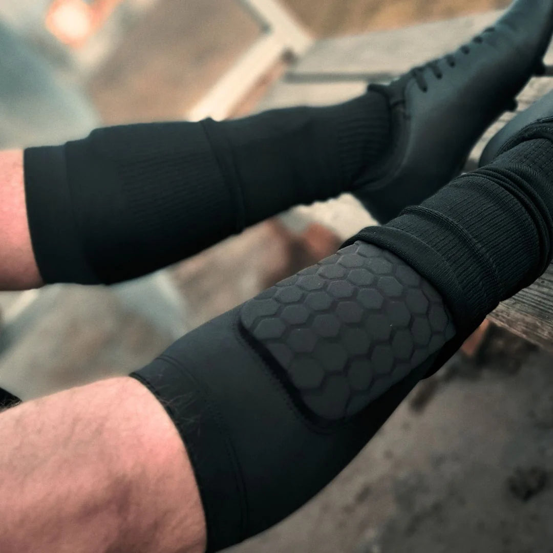 ShinGuard compression shin guards | Integrated sock design | EVA foam shock absorption