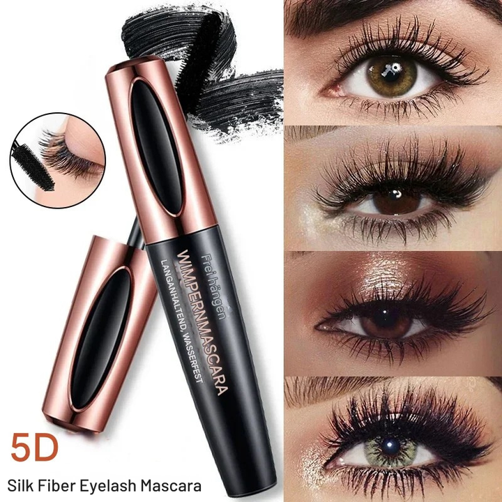 5D Mascara for Length &amp; Volume | Waterproof Lash Mascara for Dense, Extended Lashes | Long-Lasting Eye Look