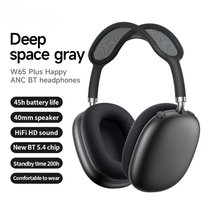 Bluetooth Over-Ear Kopfhörer mit ANC | Bluetooth 5.4, 40-mm-Treiber und bis zu 45 Std. Akkulaufzeit