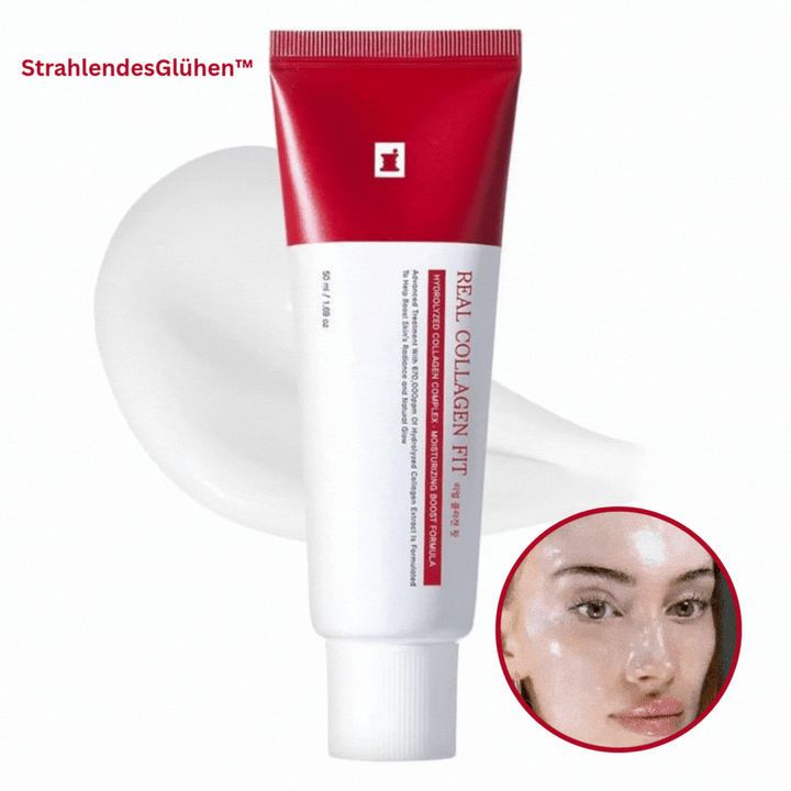 Kollagen Crememaske fürs Gesicht | Feuchtigkeit &amp; Glow-Effekt | Pflegend, glättend &amp; „Glasskin“-Finish, K-Beauty inspiriert