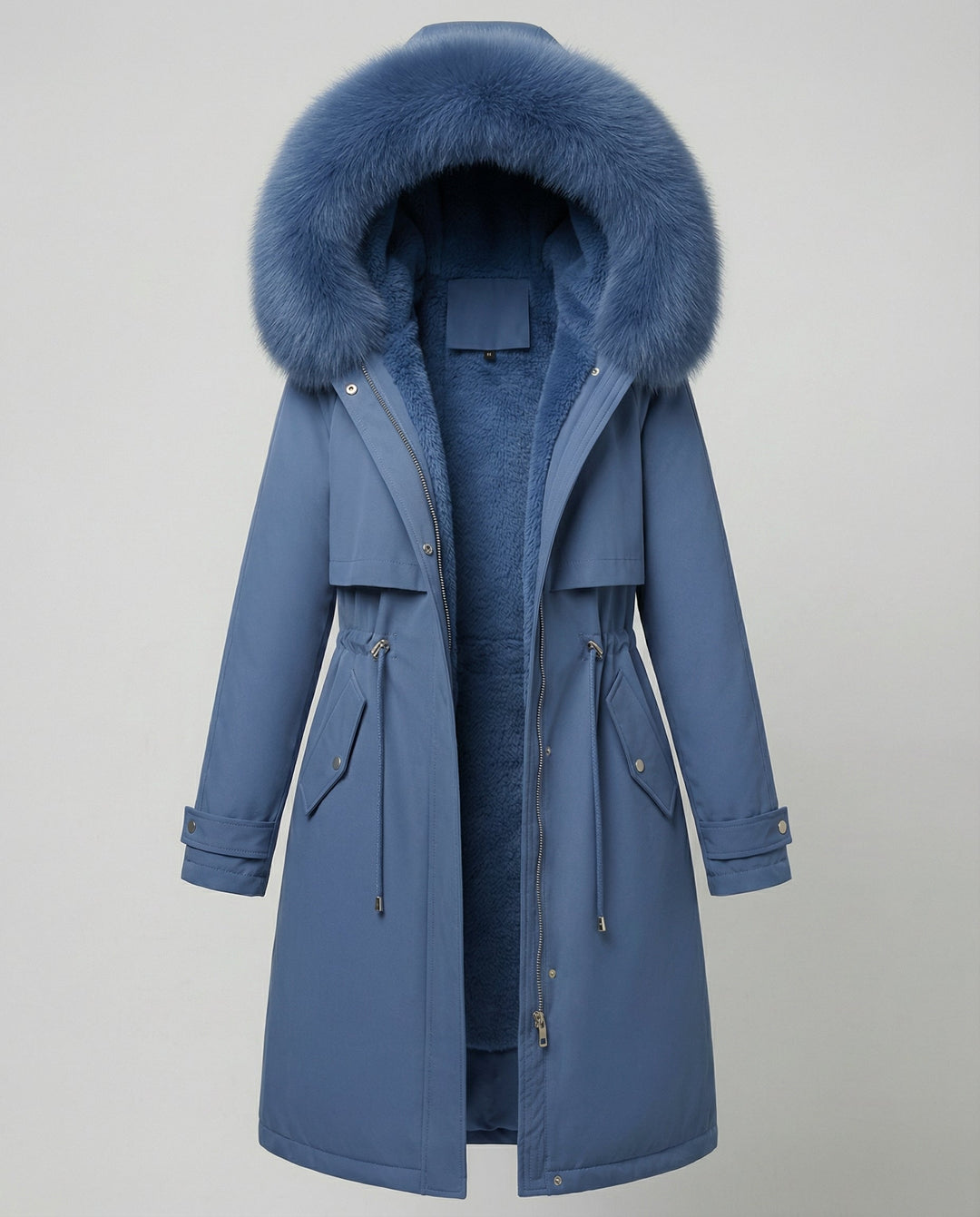 Damen Wintermantel wasserdicht mit Kapuze | Warmer Mantel mit verstellbaren Bündchen für Alltag, Schnee, Regen und Outdoor