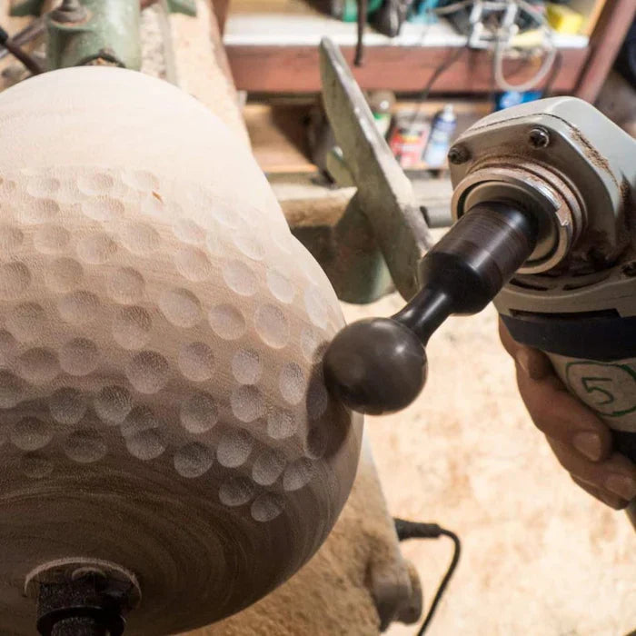 Kugelförmiger Holz-Fräsaufsatz für Winkelschleifer – grobe Materialabnahme in Sekunden | Aus Karbonstahl, langlebig | Für Schnitzen, Aushöhlen, Formen