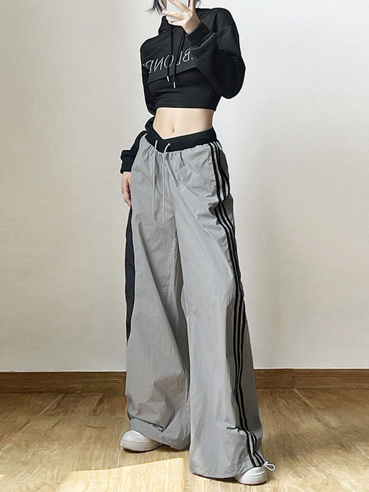 Damen Jogginghose | Oversized Hose mit weitem Bein für Alltag und Freizeit