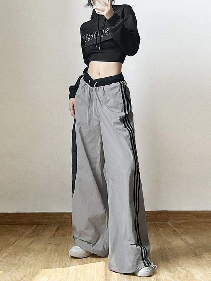 Damen Jogginghose | Oversized Hose mit weitem Bein für Alltag und Freizeit