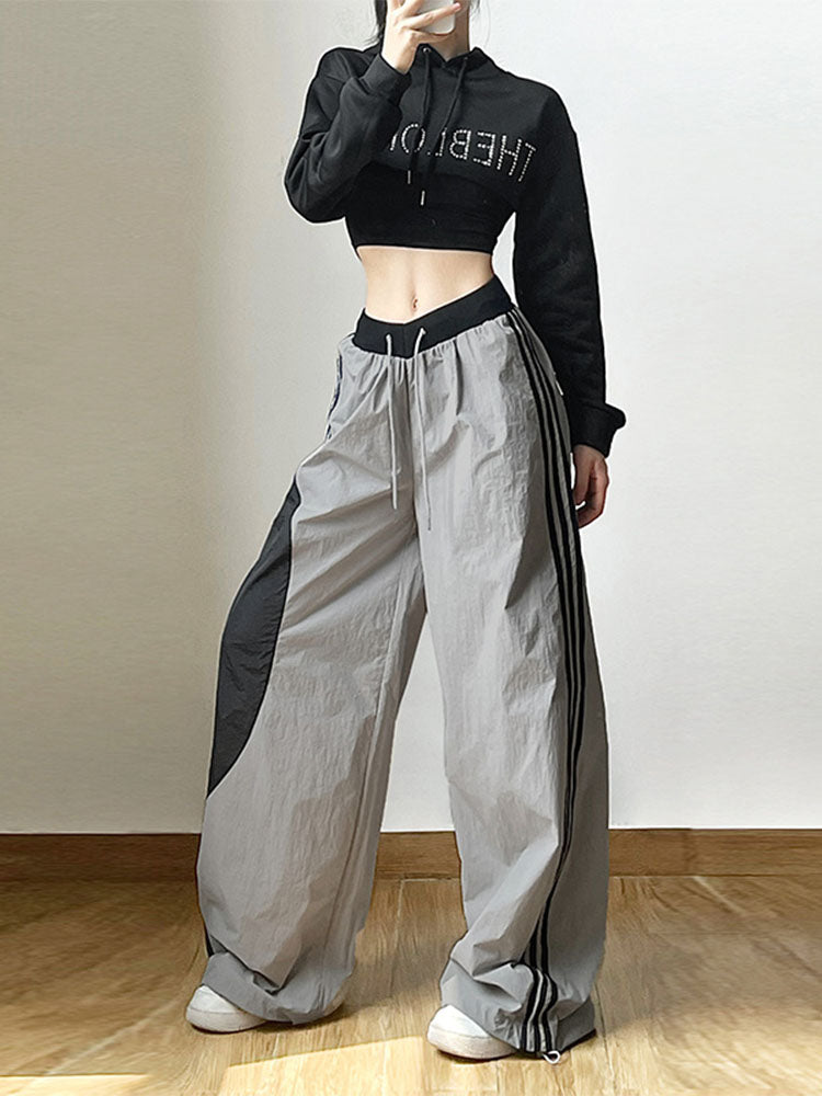 Damen Jogginghose | Oversized Hose mit weitem Bein für Alltag und Freizeit