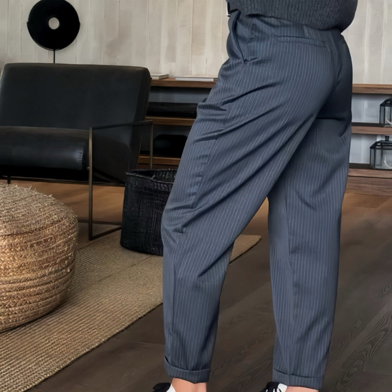 Elegante Damen Anzughose mit hoher Taille | Figurbetont &amp; Bürotauglich