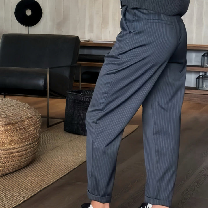 Elegante Damen Anzughose mit hoher Taille | Figurbetont &amp; Bürotauglich