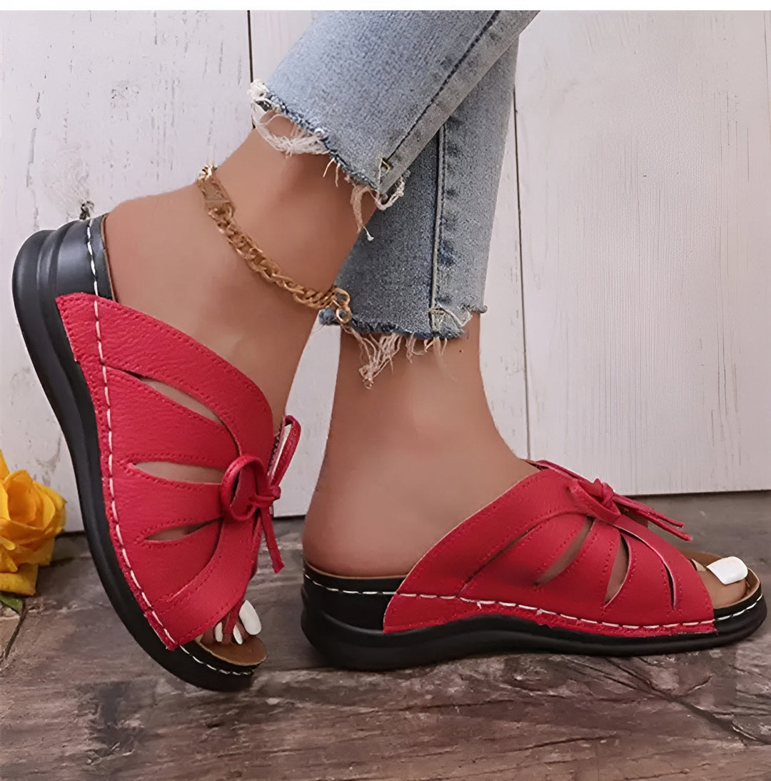 Retro Sandalen Damen – Bequeme orthopädische Schuhe für den Sommer