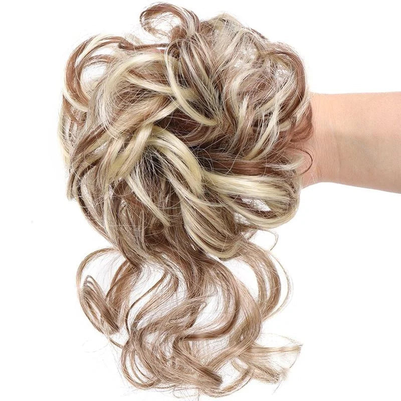Dutt-Haarteil | Zum Anclippen für mehr Volumen, natürlicher Messy-Bun-Look und sicheren Halt