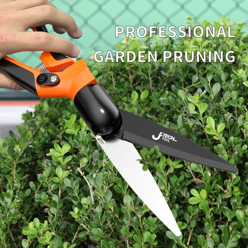 Garden shears with 360° rotating handle | SK5 carbon steel blade for clean cuts | Ergonomic, non-slip | For roses, shrubs &amp; bonsai