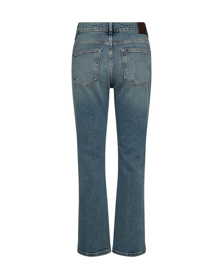Jeanshose | Boyfriend Fit aus Baumwoll-Stretch mit Used-Waschung