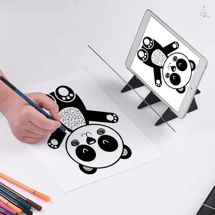 Zeichenprojektor zum Abpausen | Kabelloser Zeichenhelfer ohne Batterien | Klare Bildprojektion für Papier &amp; Leinwand | 3 Größen