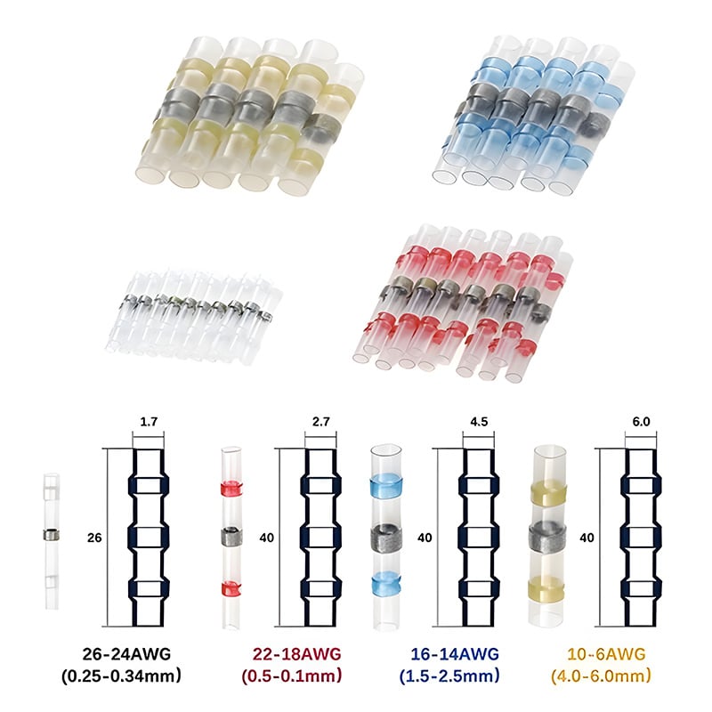 AquaSeal - Kit de connecteurs thermorétractables étanches