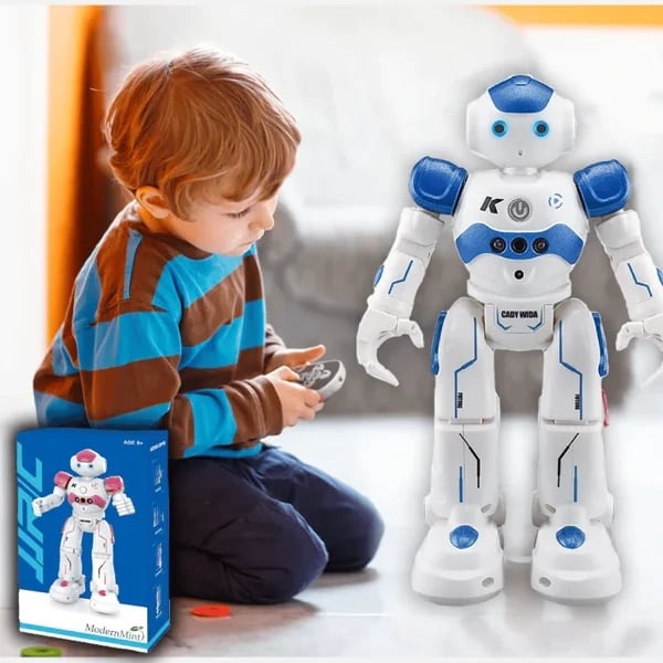 RoboLern™ Smart Kinder-Roboter | Gestensteuerung, Musik &amp; Tanz | Programmierbar | Interaktives Lernspielzeug