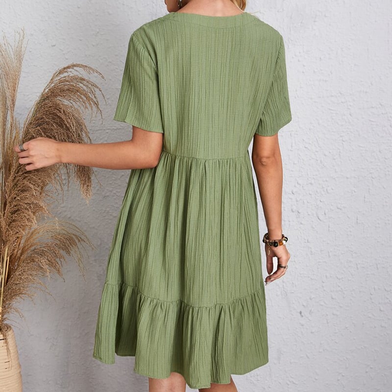 Damen Bluse mit V-Ausschnitt | Elegantes Retro-Top aus leichter, atmungsaktiver Stoffqualität | Lockeres Oberteil für Alltag &amp; Freizeit