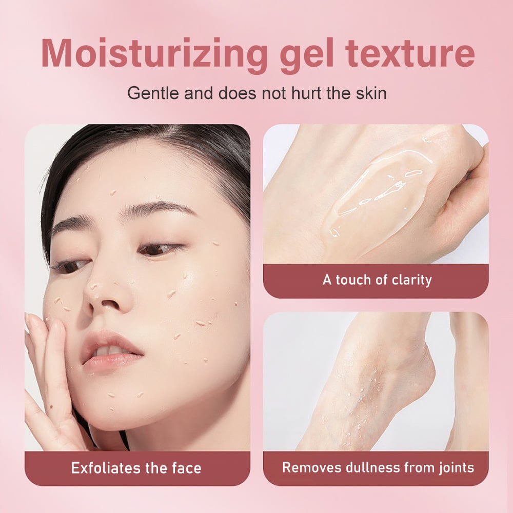 Gel esfoliante per pelle dall’aspetto più liscio | Gel esfoliante delicato contro zone ruvide e incarnato irregolare | Per viso e corpo, 1,8 oz