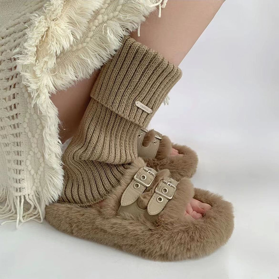Chaussettes femme longueur cheville | Chaudes et douces | Style rétro Y2K | Élastiques et respirantes