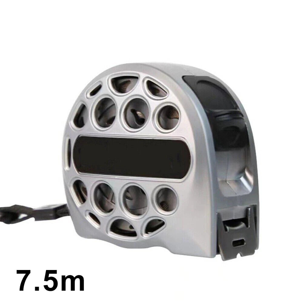 Self-cleaning metric tape measure | clog-free in mud, sand &amp; water | automatic locking with smooth reset | precise zero point