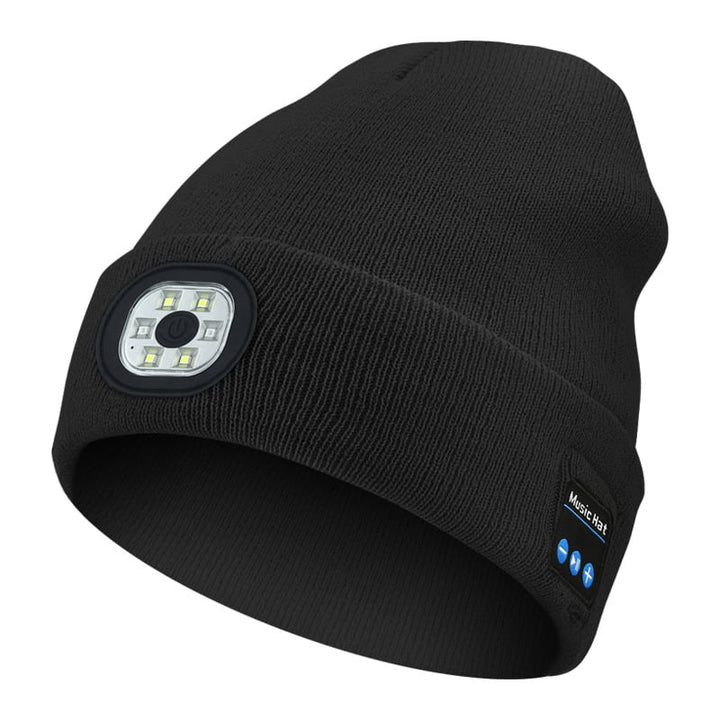 Bluetooth Mütze | Wintermütze mit LED-Licht und kabellosen Kopfhörern