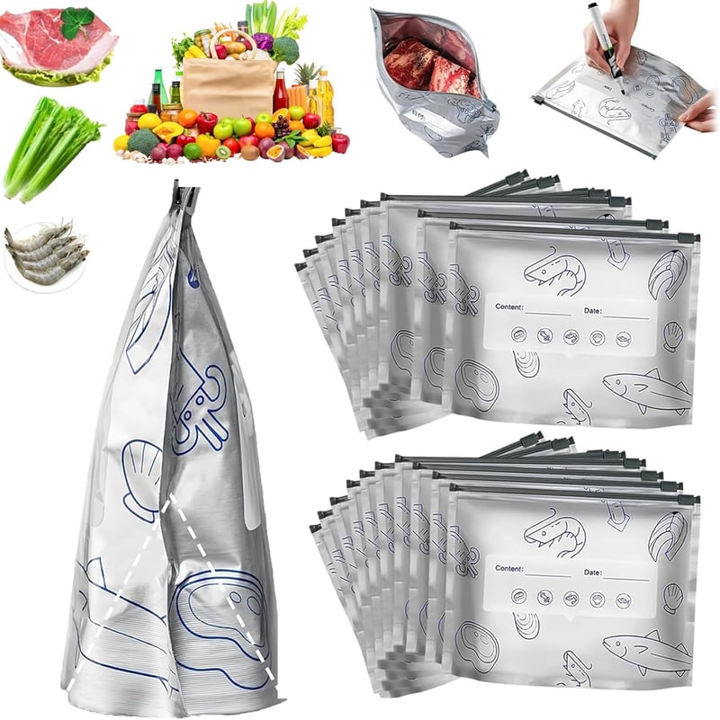 FreshKeep – Sacs de rangement réutilisables en feuille d&