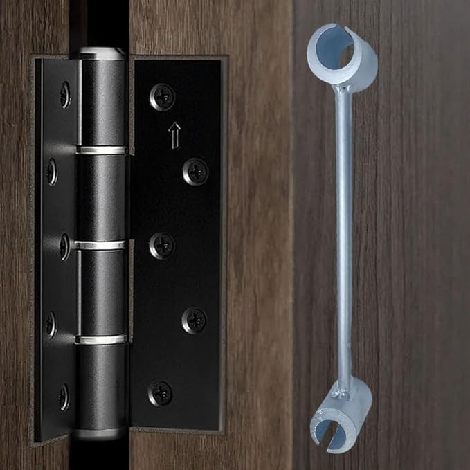 Door hinge gap adjuster made of steel | Precise door gap adjustment in seconds | For flag/banner hinges | Sizes S &amp; L