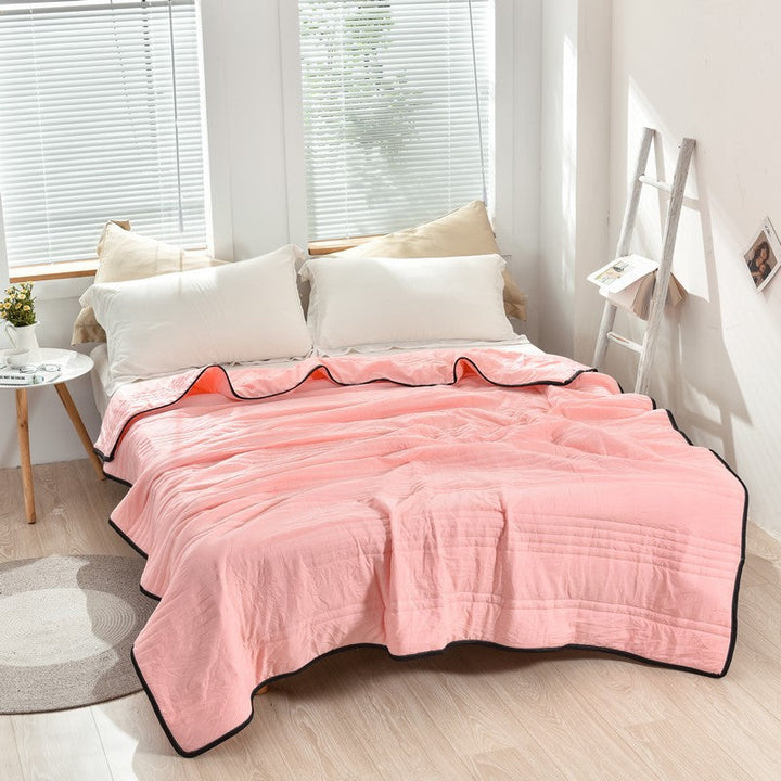 Kühldecke zum Schlafen | Atmungsaktive leichte Sommerdecke für warme Nächte und weniger Hitzestau