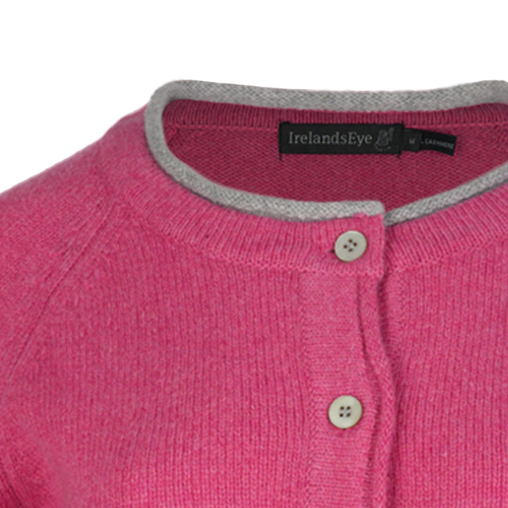 Damen Strickjacke | Kurze Cardigan-Jacke mit Raglanärmeln und geradem Schnitt