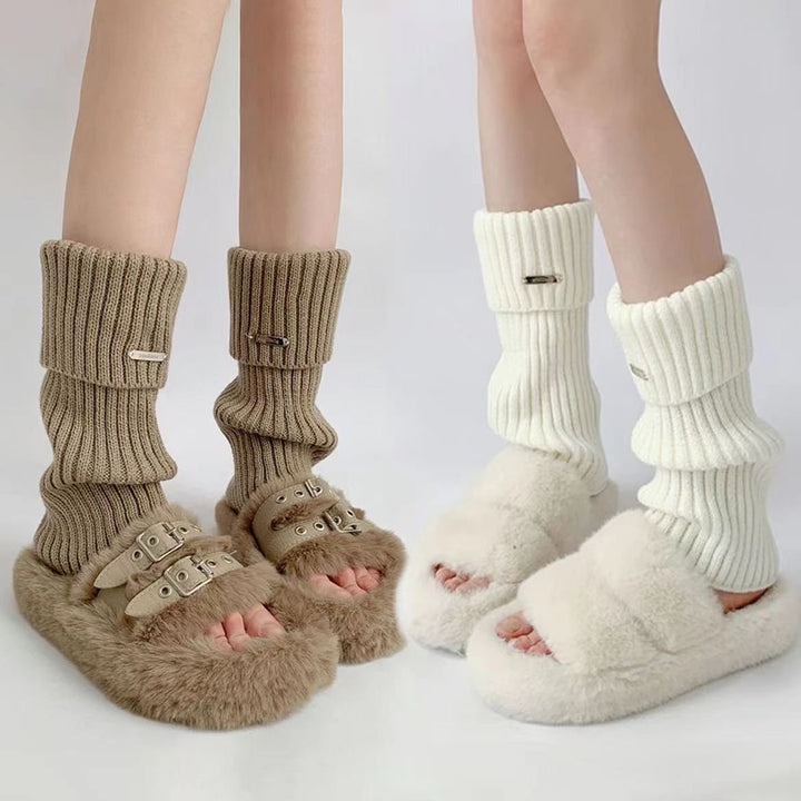 Chaussettes femme longueur cheville | Chaudes et douces | Style rétro Y2K | Élastiques et respirantes