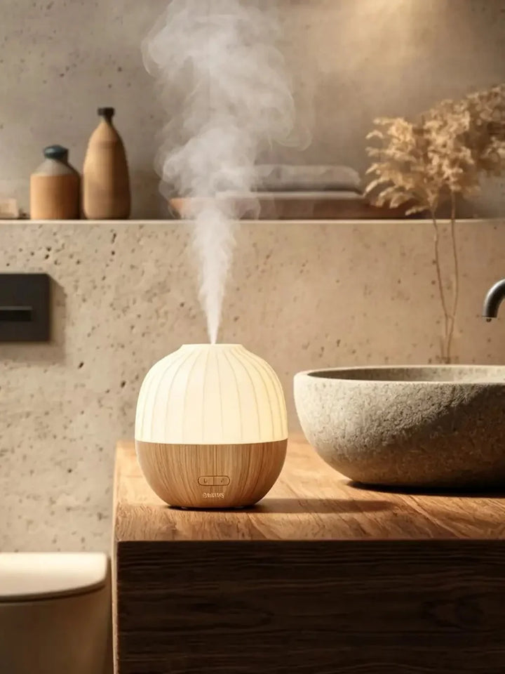 Eichel-Aroma-Diffusor | Ultraschall-Diffusor mit LED-Licht und 300 ml Wassertank