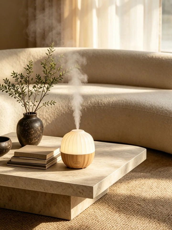 Eichel-Aroma-Diffusor | Ultraschall-Diffusor mit LED-Licht und 300 ml Wassertank
