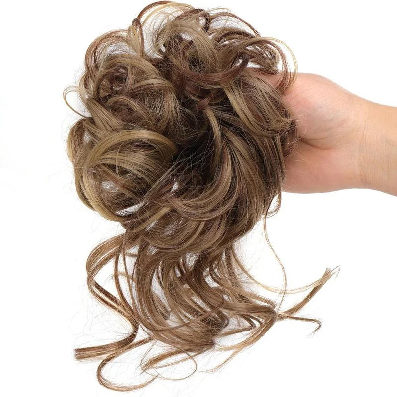 Dutt-Haarteil | Zum Anclippen für mehr Volumen, natürlicher Messy-Bun-Look und sicheren Halt