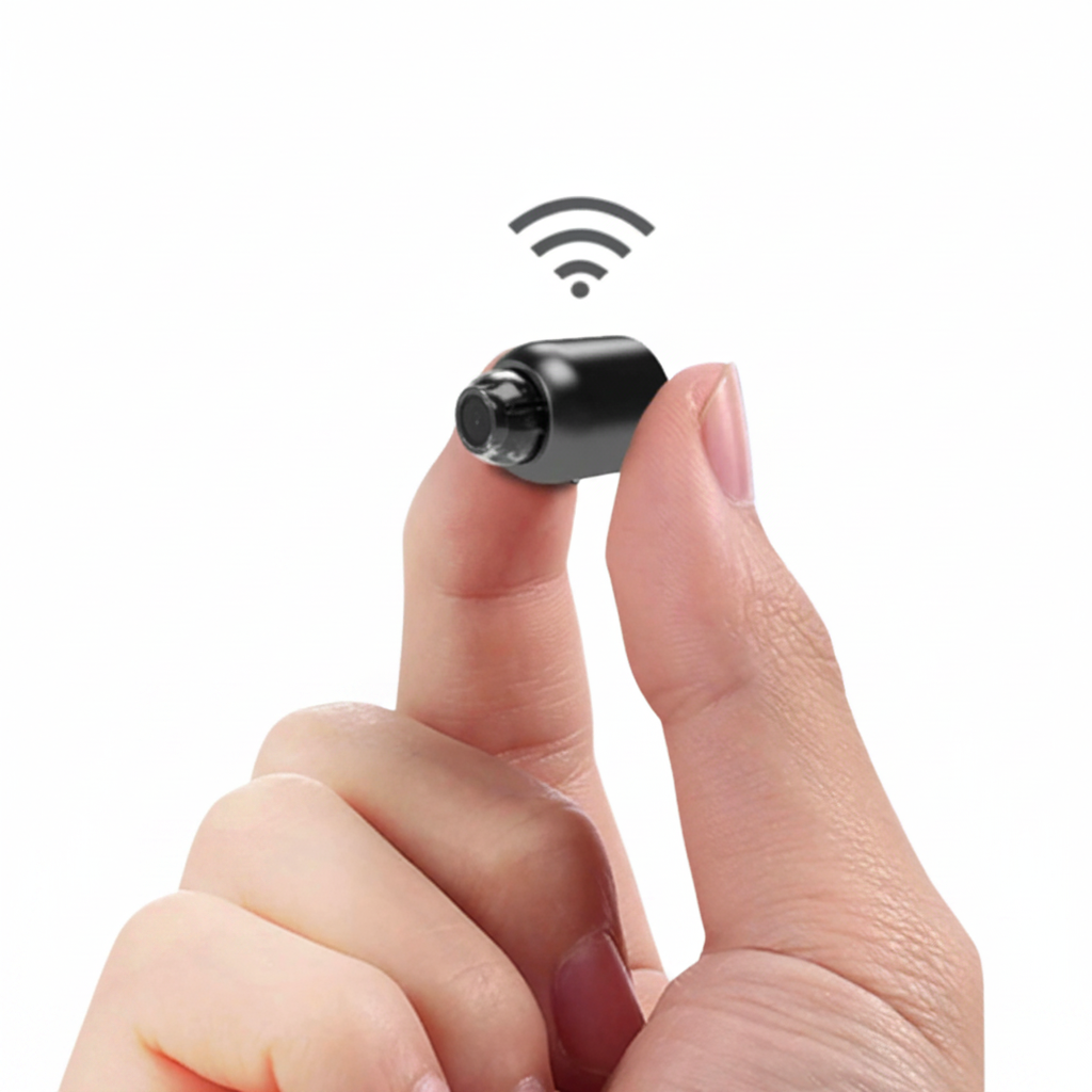 Überwachungskamera | Mini 4K WLAN-Kamera mit Nachtsicht, Bewegungserkennung und App-Steuerung