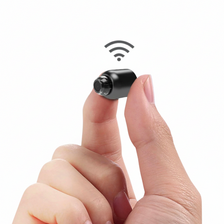 Überwachungskamera | Mini 4K WLAN-Kamera mit Nachtsicht, Bewegungserkennung und App-Steuerung