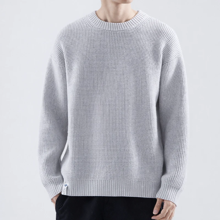 Herren Strickpullover mit lockerem Schnitt | Weicher, wärmender Pullover mit bequemer Passform für Alltag, Freizeit und kalte Tage