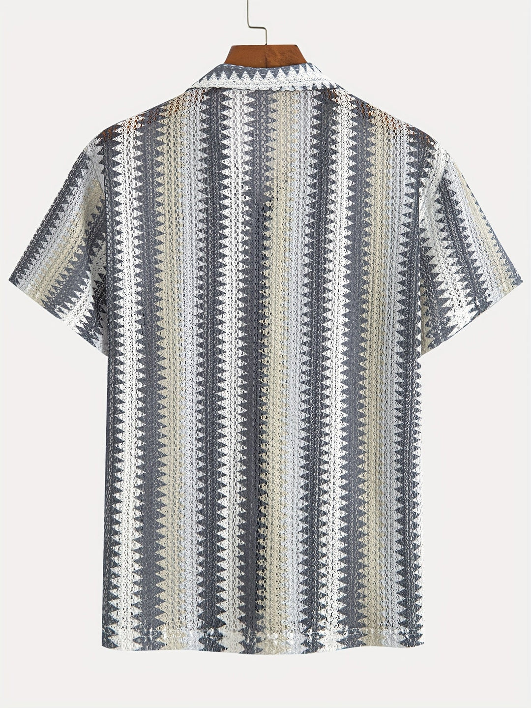 Herren Sommerhemd | Luftiges Kurzarmshirt aus gewebtem Stoff für Freizeit, Strand und Urlaub
