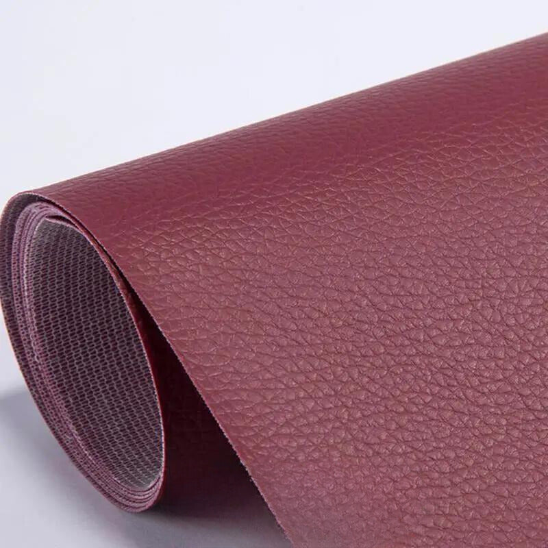 Lederreparaturset | Selbstklebende Patches 50 × 138 cm für Sofa, Autositze, Taschen und weitere Oberflächen