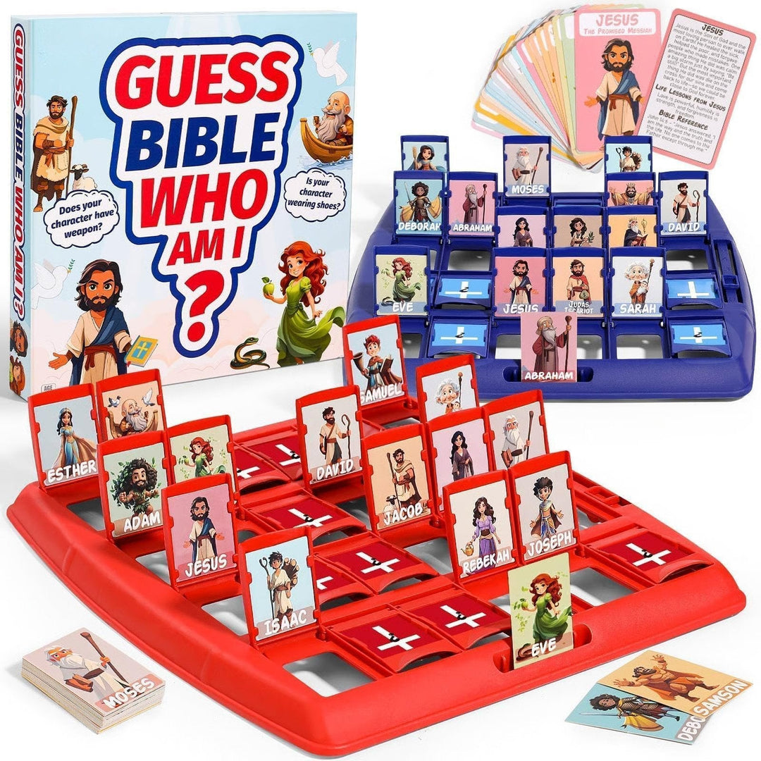 Christliches Familienspiel für Gemeinsame Glaubensgespräche | Bibel Quiz &amp; Gesprächsspiel | Für Familien, Gruppen &amp; Gemeindetreffen