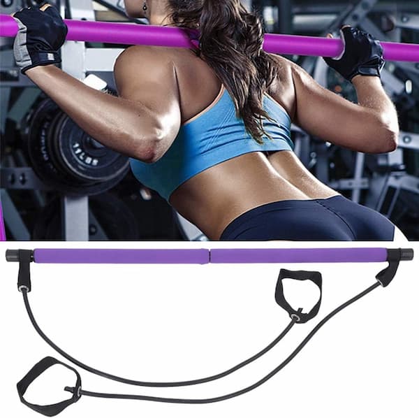 Pilates Widerstandstrainer für Ganzkörper-Workouts in Minuten – PowerSculpt Pro | Einstellbarer Widerstand | Für Anfänger bis Profis