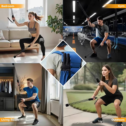 Fitness-Springseil-Set | Speed-Rope Training für Ausdauer &amp; Fettverbrennung | Verstellbare Länge, leicht &amp; robust | Für Home &amp; Gym