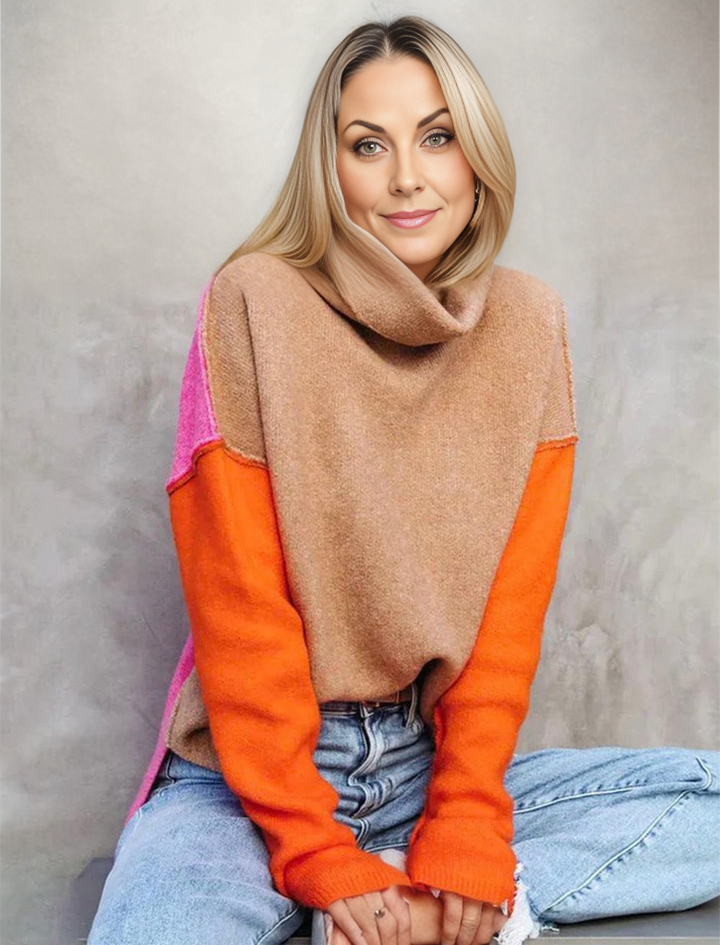 Bella | Maglione color block bello