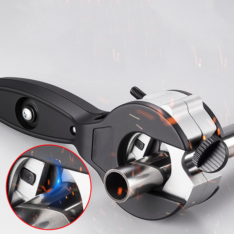 Verstellbarer Rohrschneider mit Ratschenmechanismus | präzise, gratfreie Schnitte für PVC, Kupfer &amp; Alu | 6–23 mm / 8–29 mm