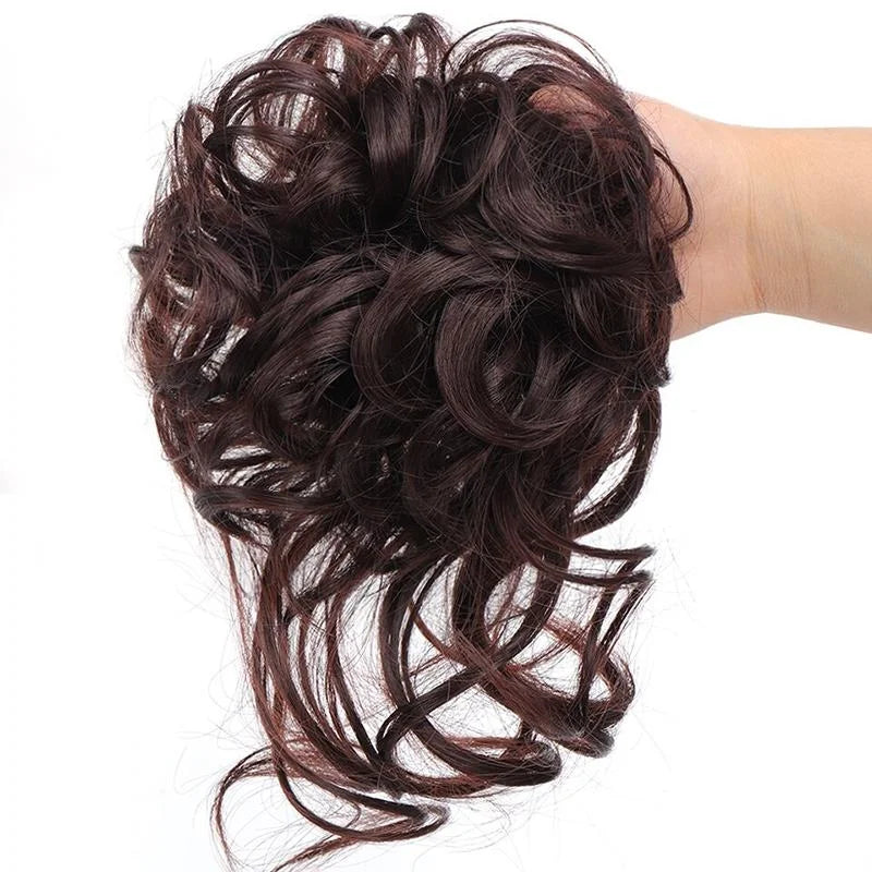 Dutt-Haarteil | Zum Anclippen für mehr Volumen, natürlicher Messy-Bun-Look und sicheren Halt