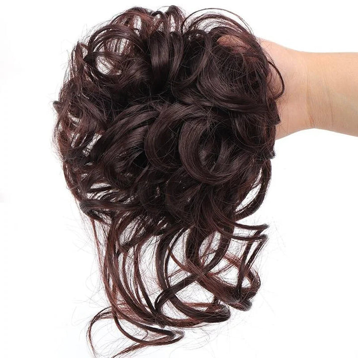 Dutt-Haarteil | Zum Anclippen für mehr Volumen, natürlicher Messy-Bun-Look und sicheren Halt