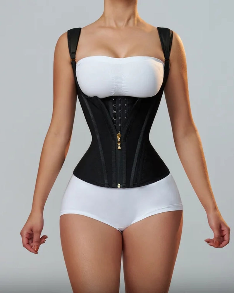 Damen Shapewear Korsett Body | Figurformender Body Shaper mit Starker Unterstützung | Atmungsaktiv &amp; Komfortabel