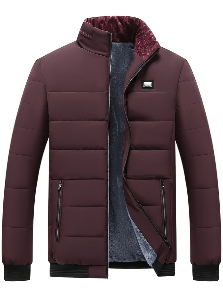 Herren Steppjacke | Gefütterte Übergangsjacke mit praktischen Taschen für Alltag, Freizeit und kühle Tage