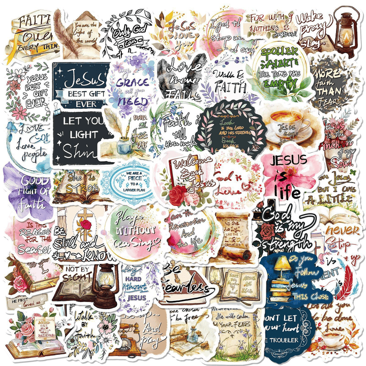 FaithGlow – Inspirierendes Bibel-Sticker-Set