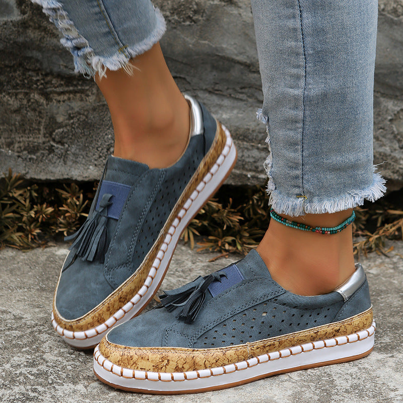 Tasselina™ – Stilvolle Damen Loafer mit dekorativen Quasten