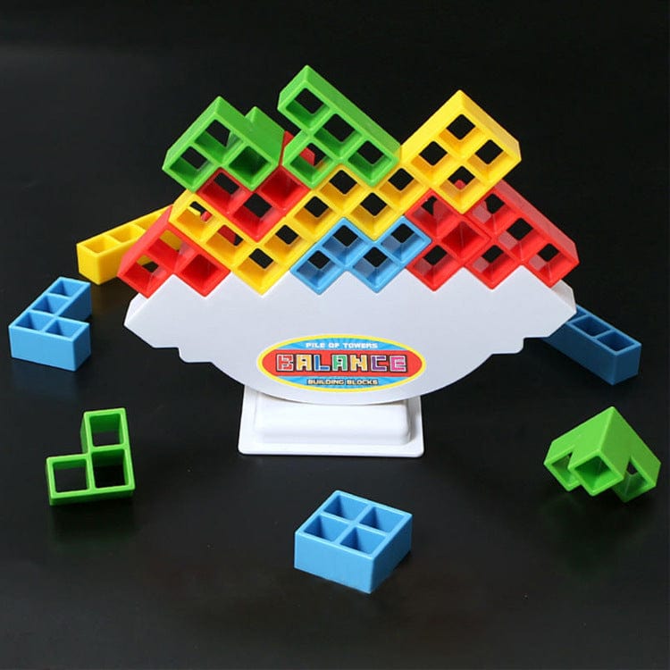 3D Tetris stacking game with 16 blocks | Skill &amp; thinking game for children &amp; adults | Promotes concentration &amp; motor skills