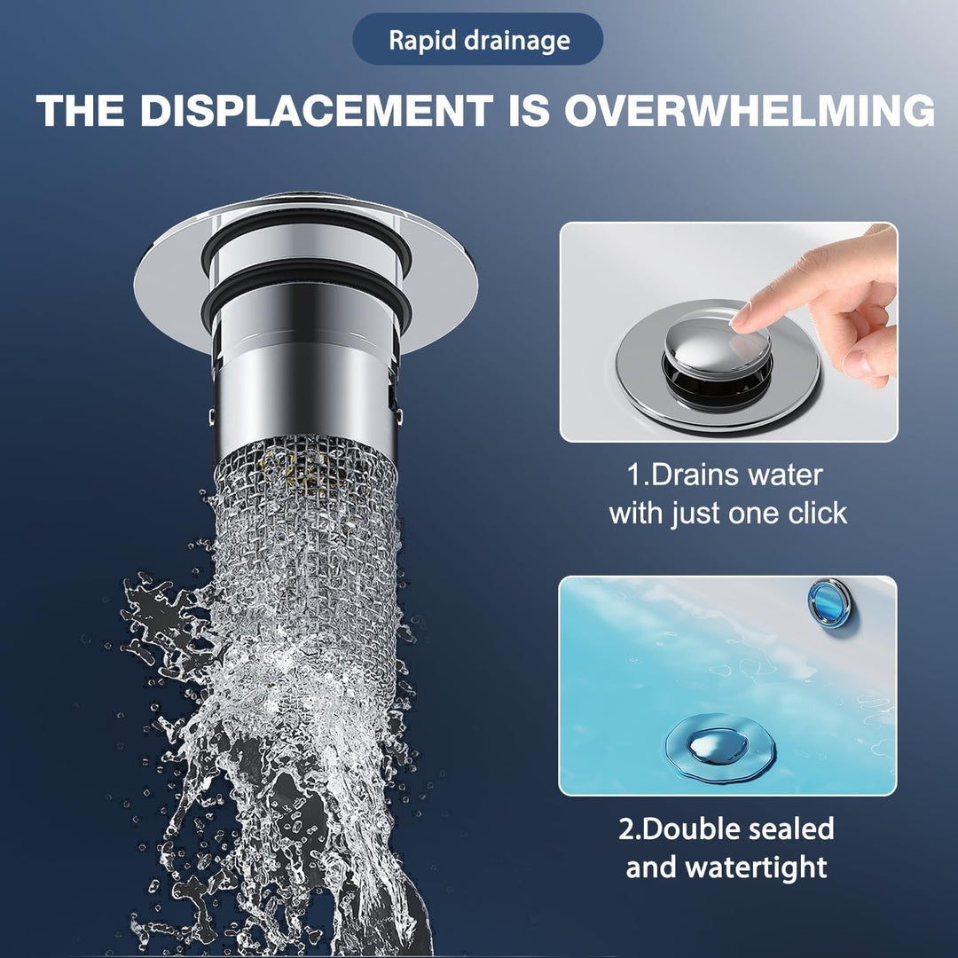 FlowGuard™ — Keep drains clear and protect precious treasures instantly